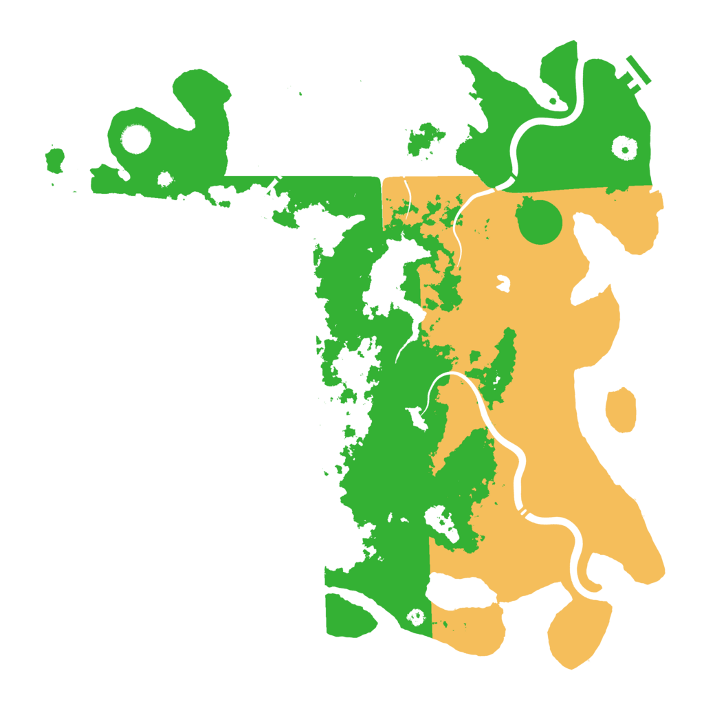 Biome Rust Map: Procedural Map, Size: 4250, Seed: 450147451