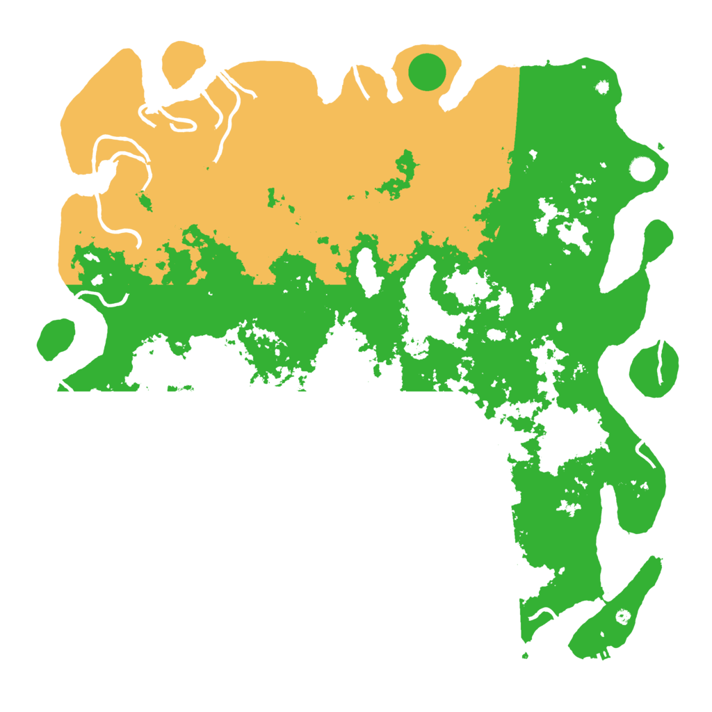 Biome Rust Map: Procedural Map, Size: 5000, Seed: 60423
