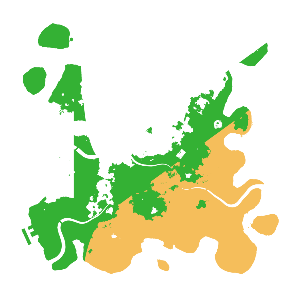 Biome Rust Map: Procedural Map, Size: 3500, Seed: 459361974