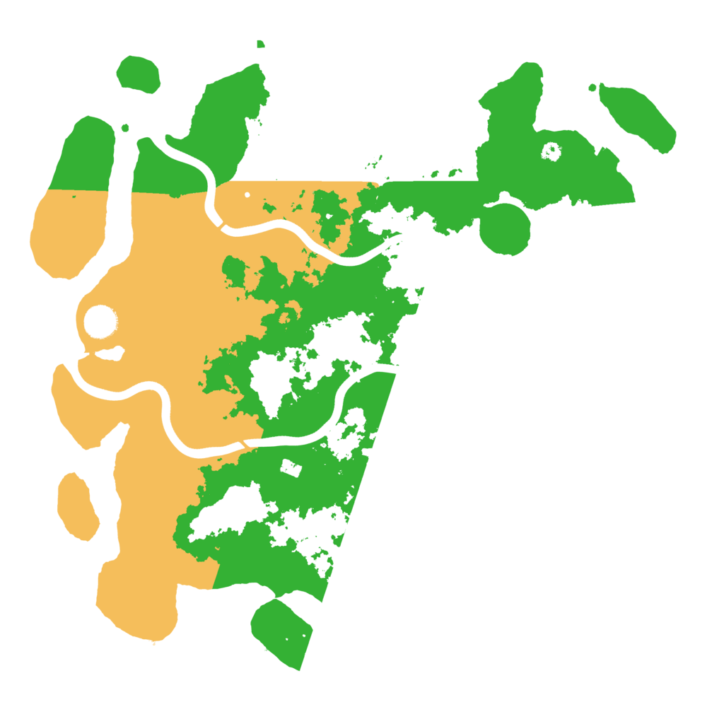 Biome Rust Map: Procedural Map, Size: 3800, Seed: 1255368237