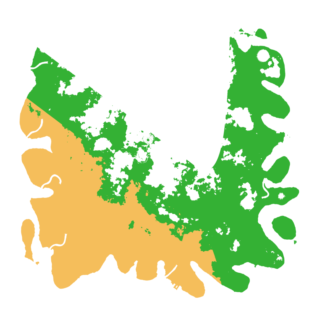 Biome Rust Map: Procedural Map, Size: 4500, Seed: 232007056