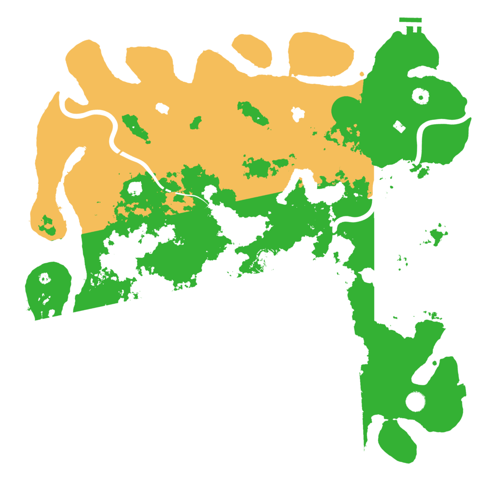 Biome Rust Map: Procedural Map, Size: 4500, Seed: 1163233537