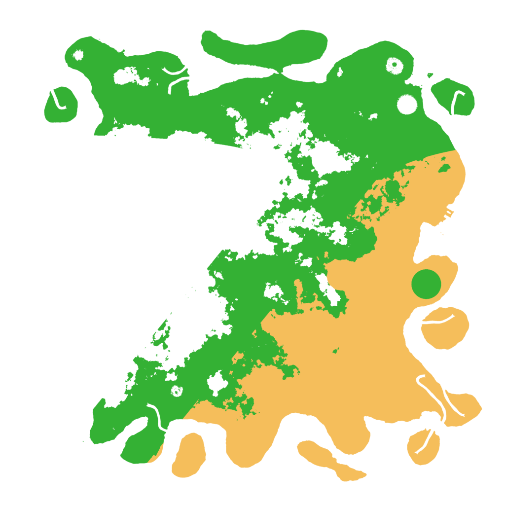 Biome Rust Map: Procedural Map, Size: 4500, Seed: 1676867651
