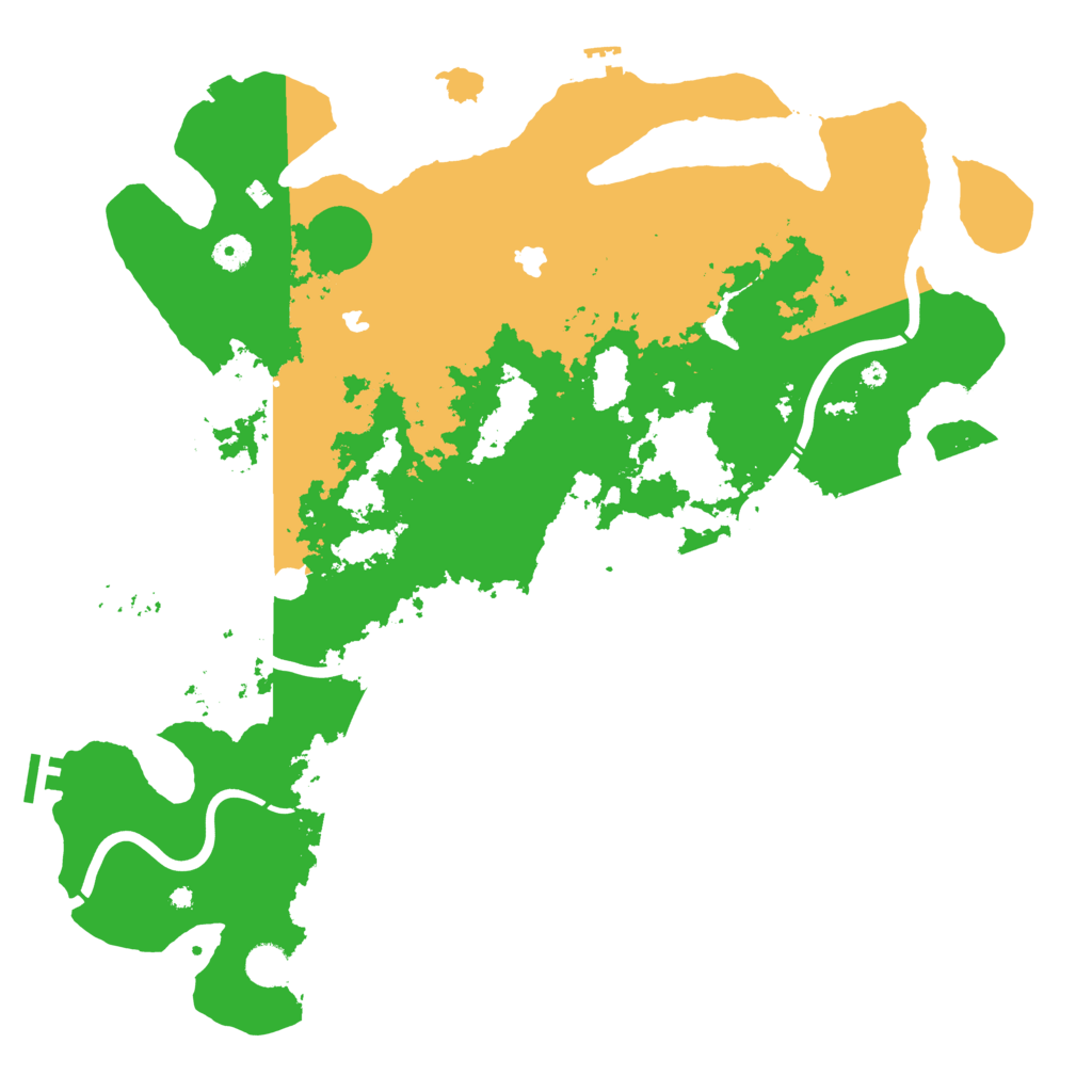 Biome Rust Map: Procedural Map, Size: 4500, Seed: 2119959465