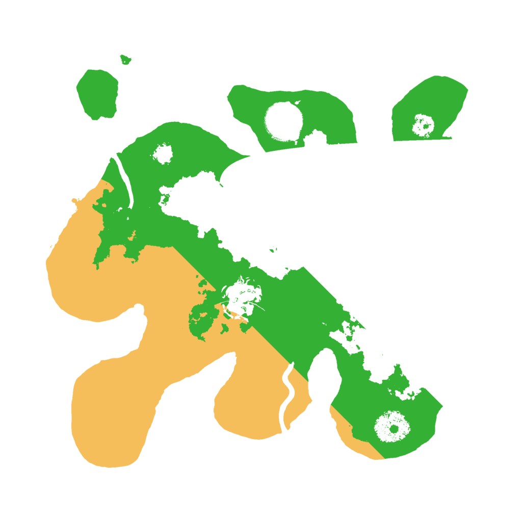 Biome Rust Map: Procedural Map, Size: 2434, Seed: 3456789
