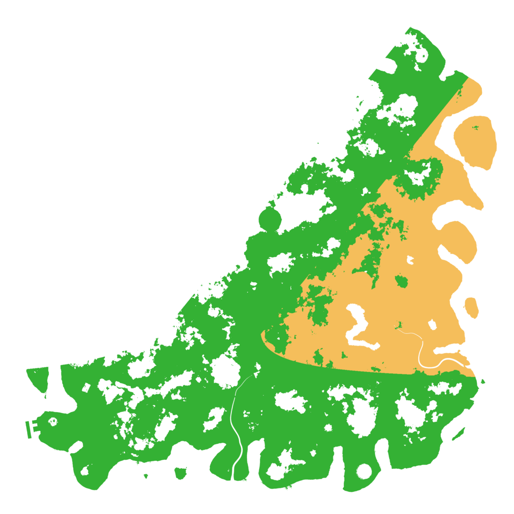 Biome Rust Map: Procedural Map, Size: 6000, Seed: 372731911