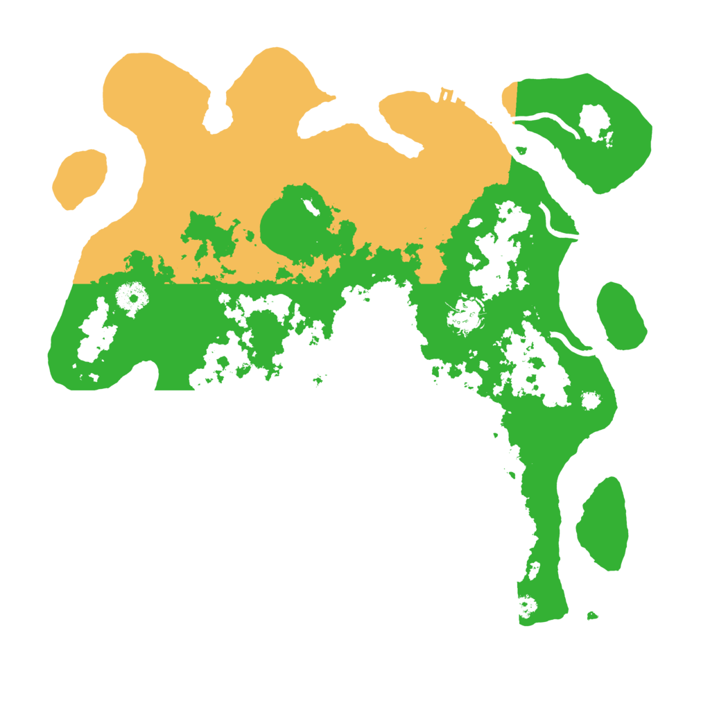 Biome Rust Map: Procedural Map, Size: 3500, Seed: 60423