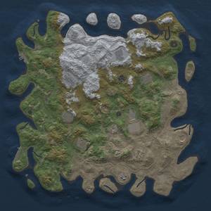 Thumbnail Rust Map: Procedural Map, Size: 4500, Seed: 1995705746, 18 Monuments