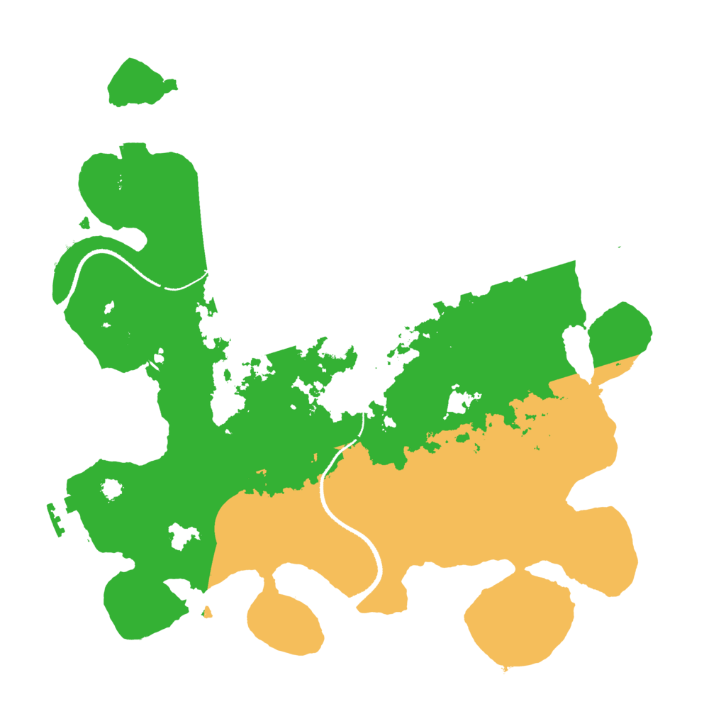 Biome Rust Map: Procedural Map, Size: 3200, Seed: 1965659499