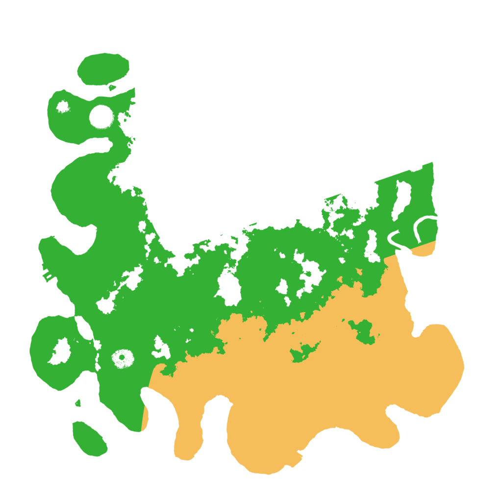 Biome Rust Map: Procedural Map, Size: 3700, Seed: 999999999