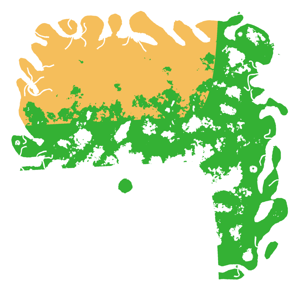 Biome Rust Map: Procedural Map, Size: 6000, Seed: 1433110939