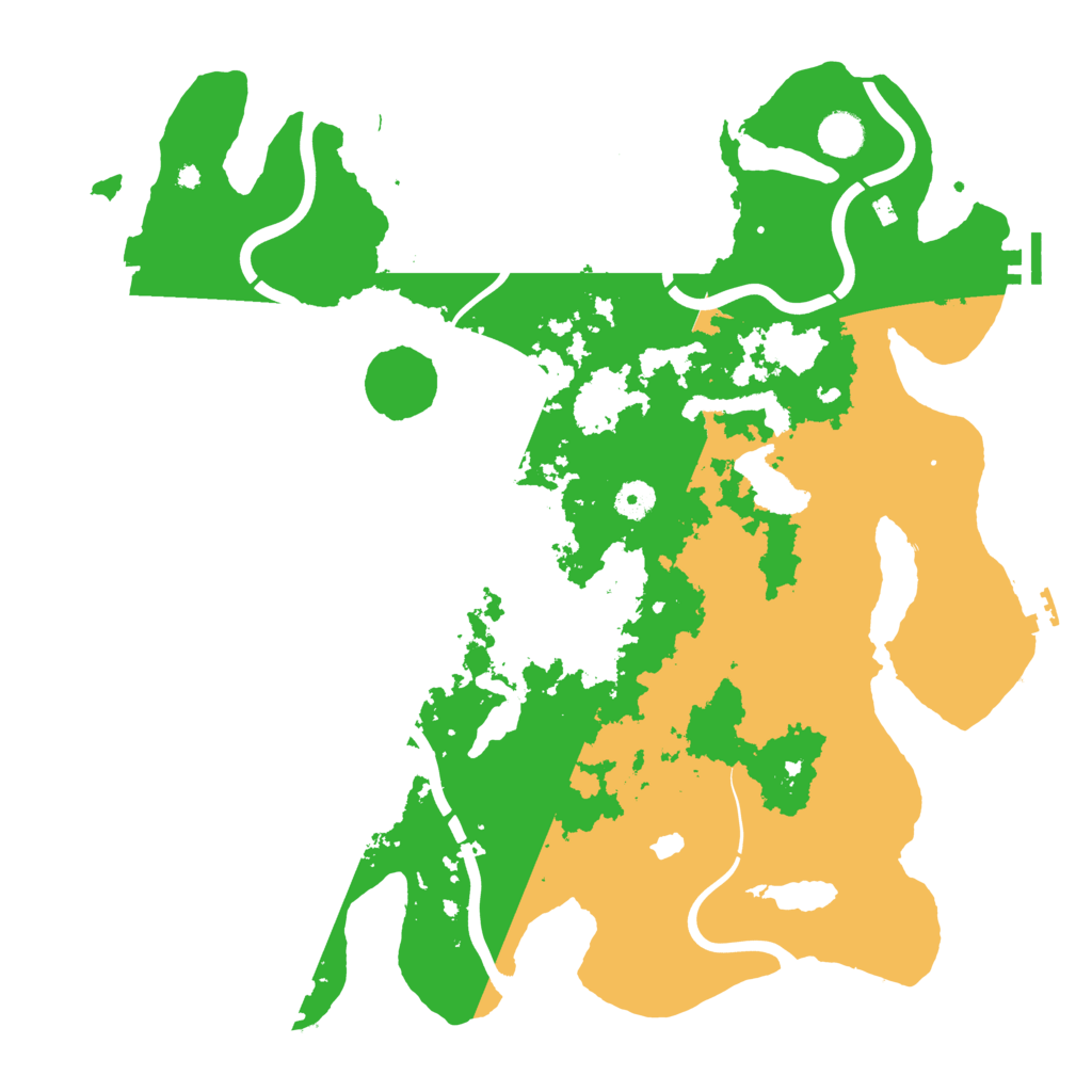 Biome Rust Map: Procedural Map, Size: 4250, Seed: 73639574