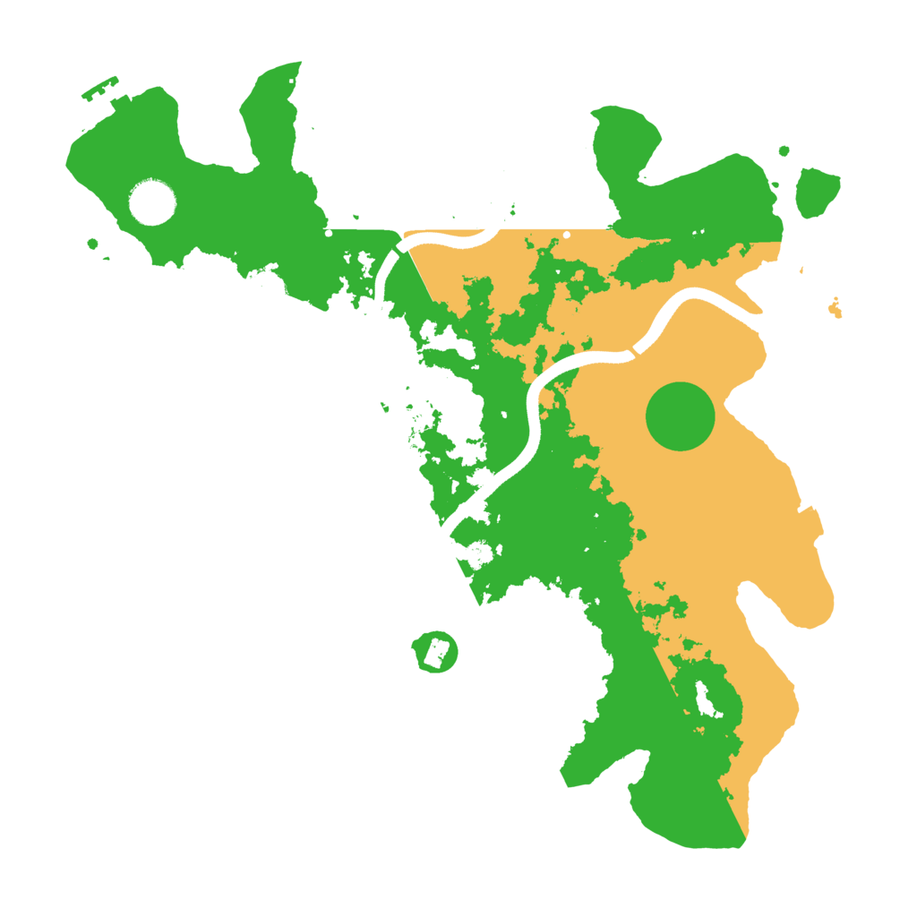 Biome Rust Map: Procedural Map, Size: 3500, Seed: 1715681242