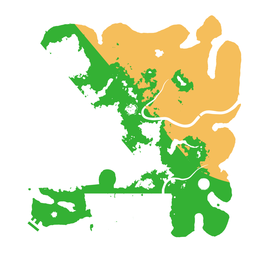 Biome Rust Map: Procedural Map, Size: 4000, Seed: 92462