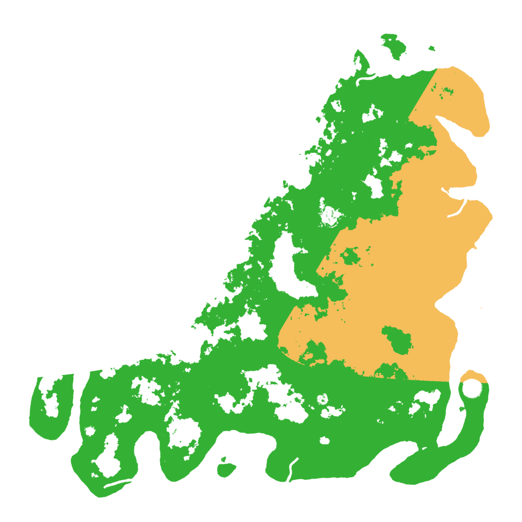 Biome Rust Map: Procedural Map, Size: 4800, Seed: 396215541