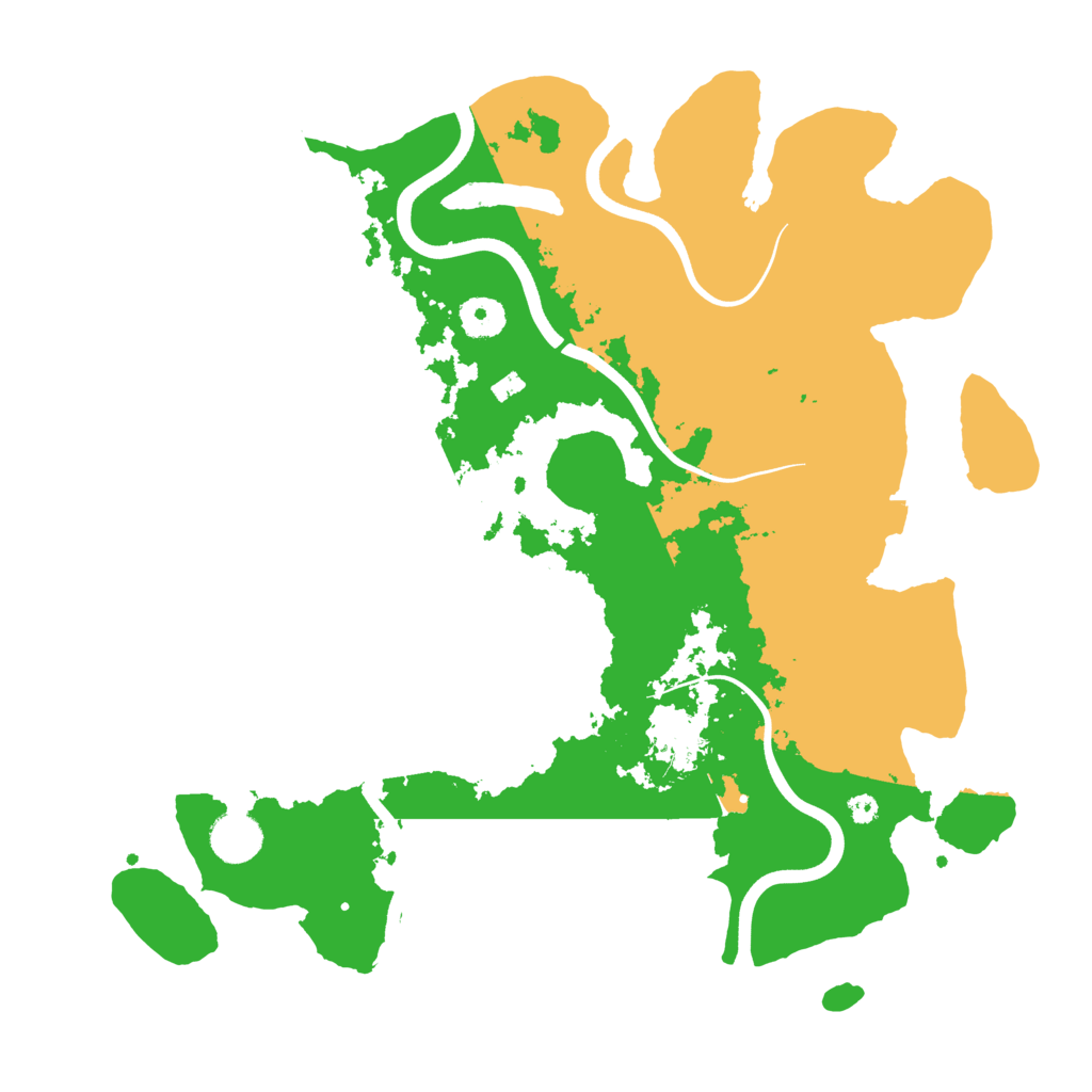 Biome Rust Map: Procedural Map, Size: 3750, Seed: 449373435