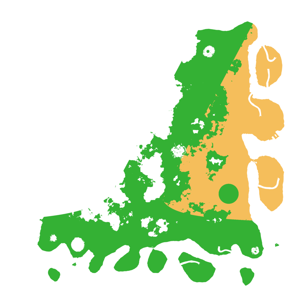 Biome Rust Map: Procedural Map, Size: 4000, Seed: 495192147