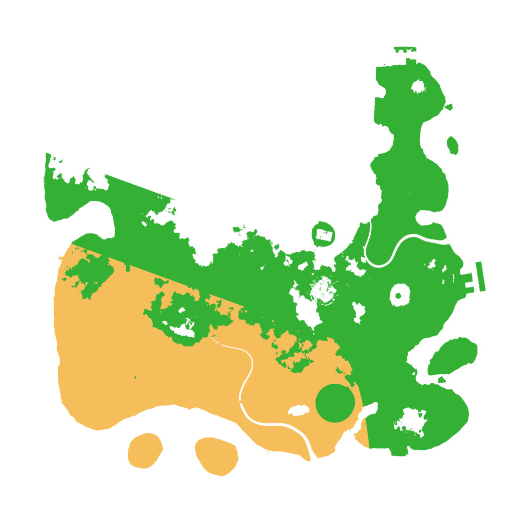 Biome Rust Map: Procedural Map, Size: 3500, Seed: 1525856386