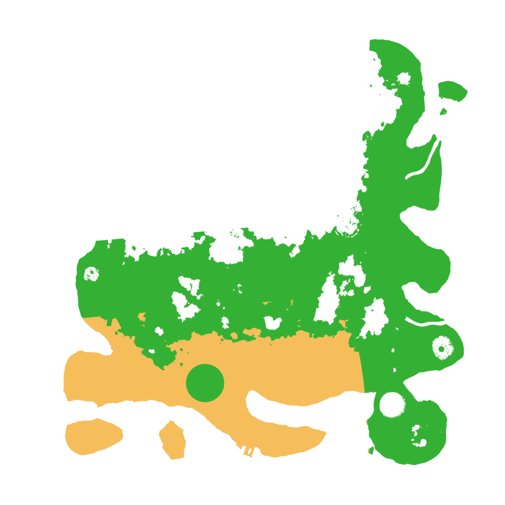 Biome Rust Map: Procedural Map, Size: 3500, Seed: 174281128