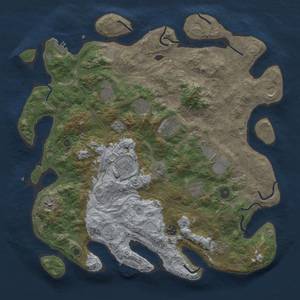 Thumbnail Rust Map: Procedural Map, Size: 4250, Seed: 1483931383, 19 Monuments