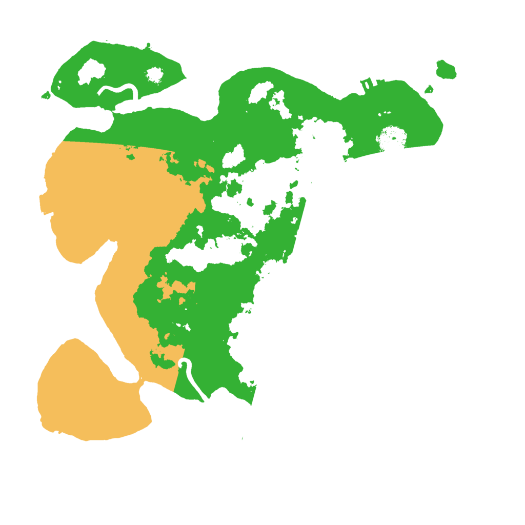 Biome Rust Map: Procedural Map, Size: 3000, Seed: 412507770