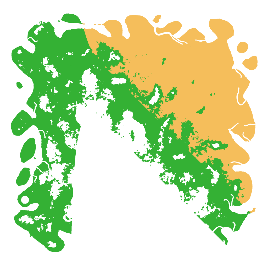 Biome Rust Map: Procedural Map, Size: 6000, Seed: 85972