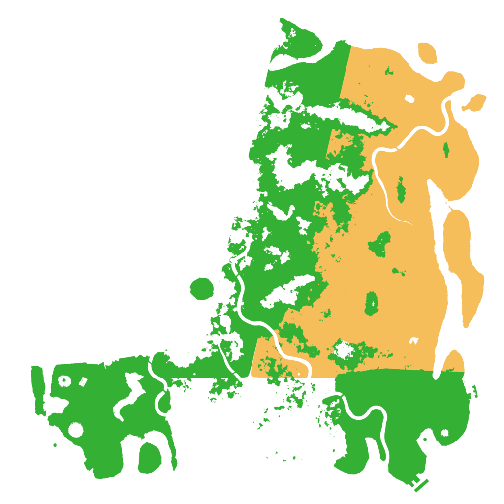 Biome Rust Map: Procedural Map, Size: 6000, Seed: 16070542