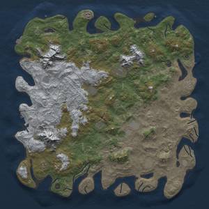 Thumbnail Rust Map: Procedural Map, Size: 5474, Seed: 1926058888, 19 Monuments