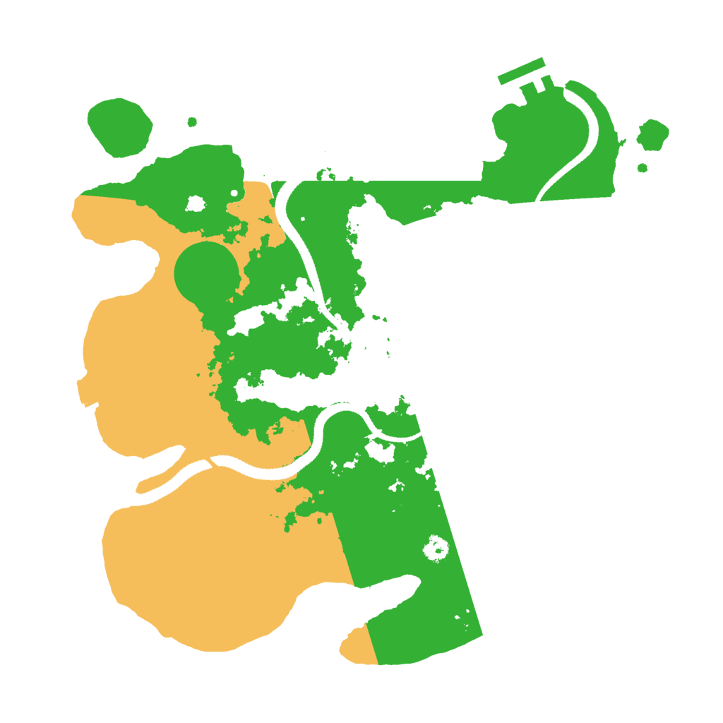 Biome Rust Map: Procedural Map, Size: 3000, Seed: 35232
