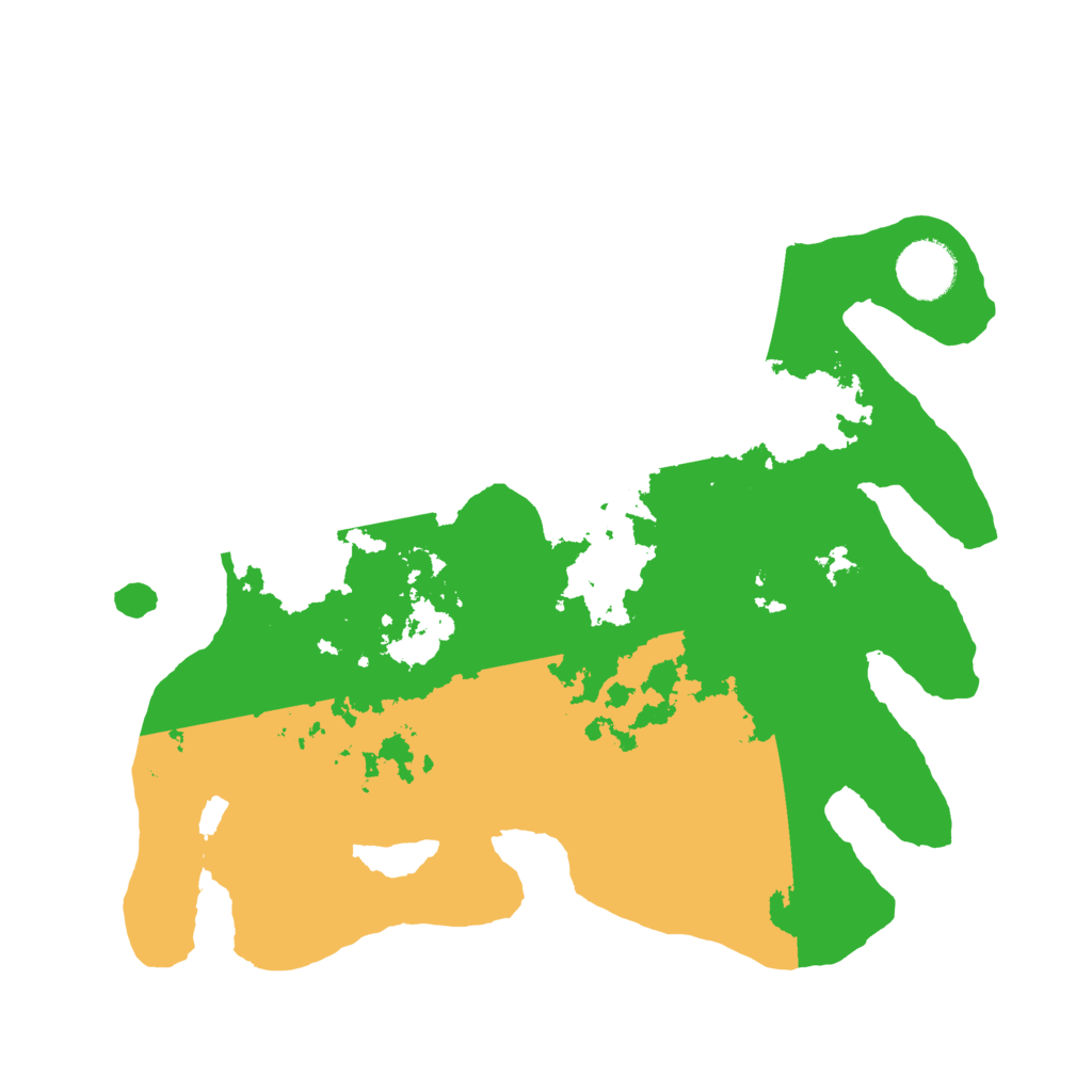 Biome Rust Map: Barren, Size: 3250, Seed: 354458989