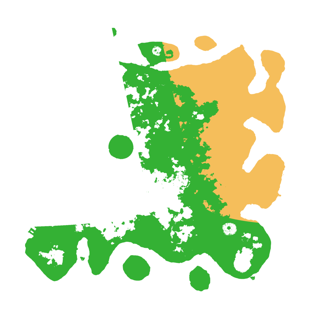 Biome Rust Map: Procedural Map, Size: 3500, Seed: 238504071