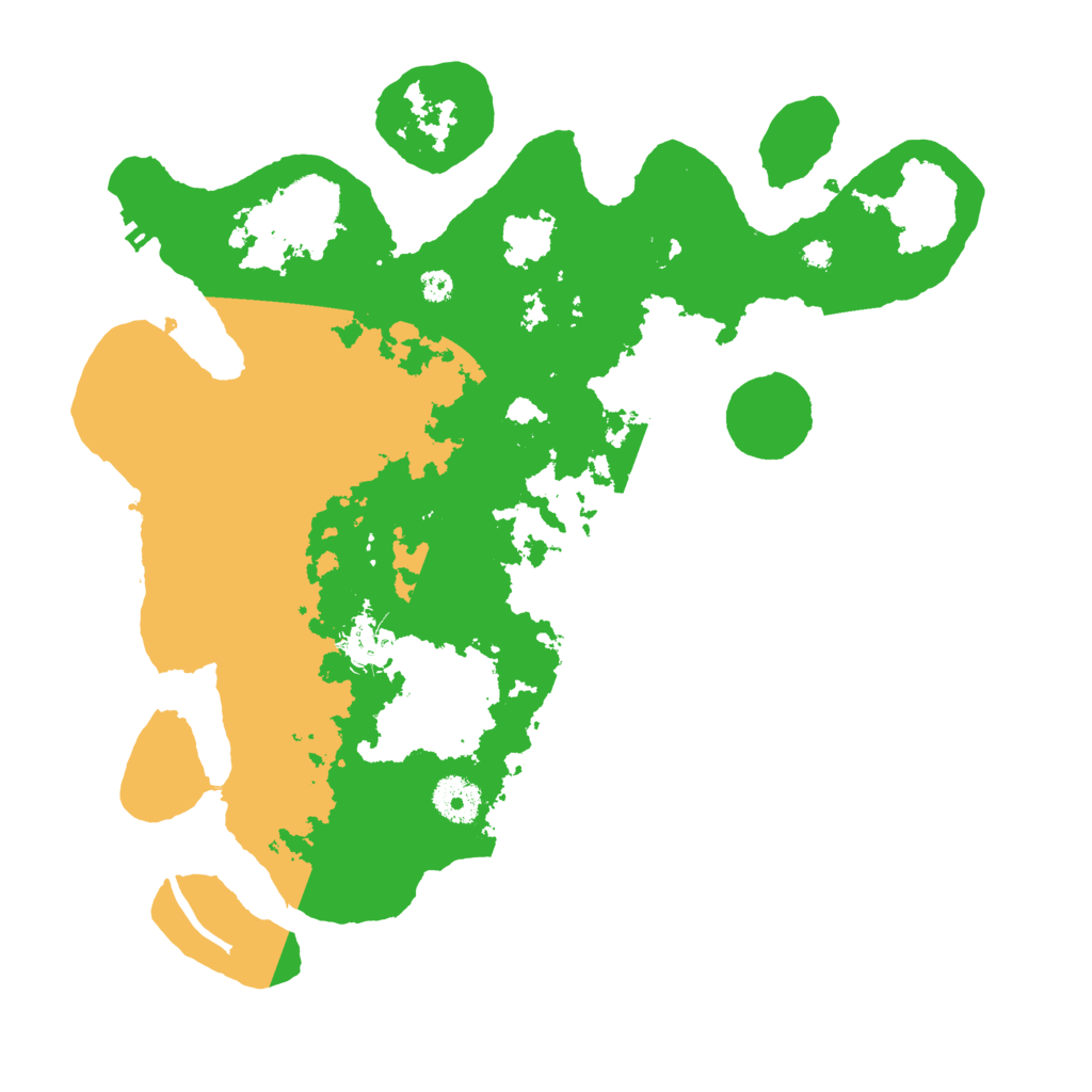 Biome Rust Map: Procedural Map, Size: 3500, Seed: 2005030343