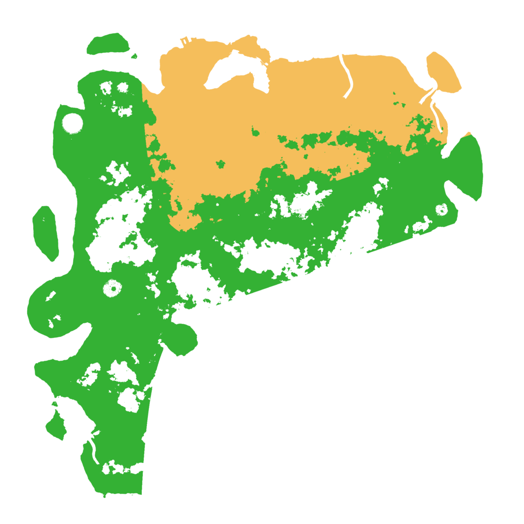 Biome Rust Map: Procedural Map, Size: 4500, Seed: 4543209