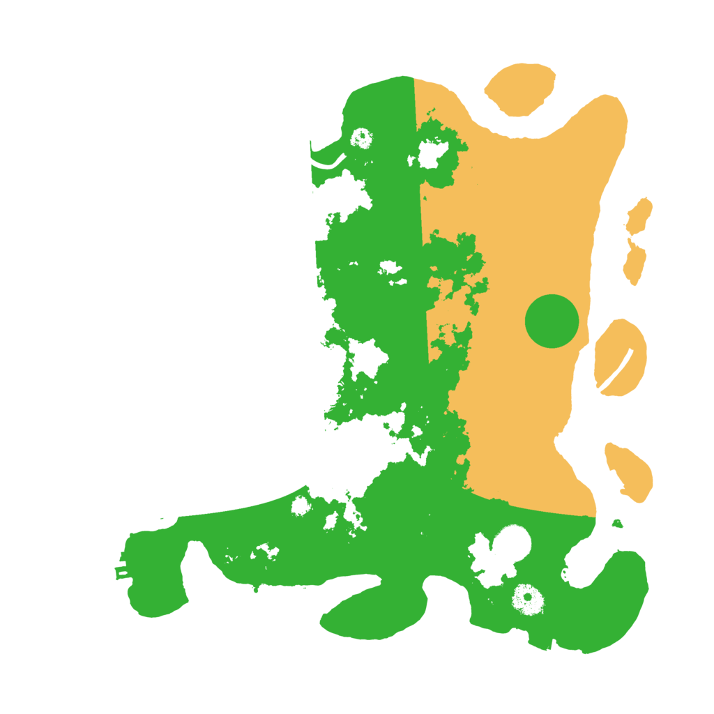 Biome Rust Map: Procedural Map, Size: 3500, Seed: 1529454225