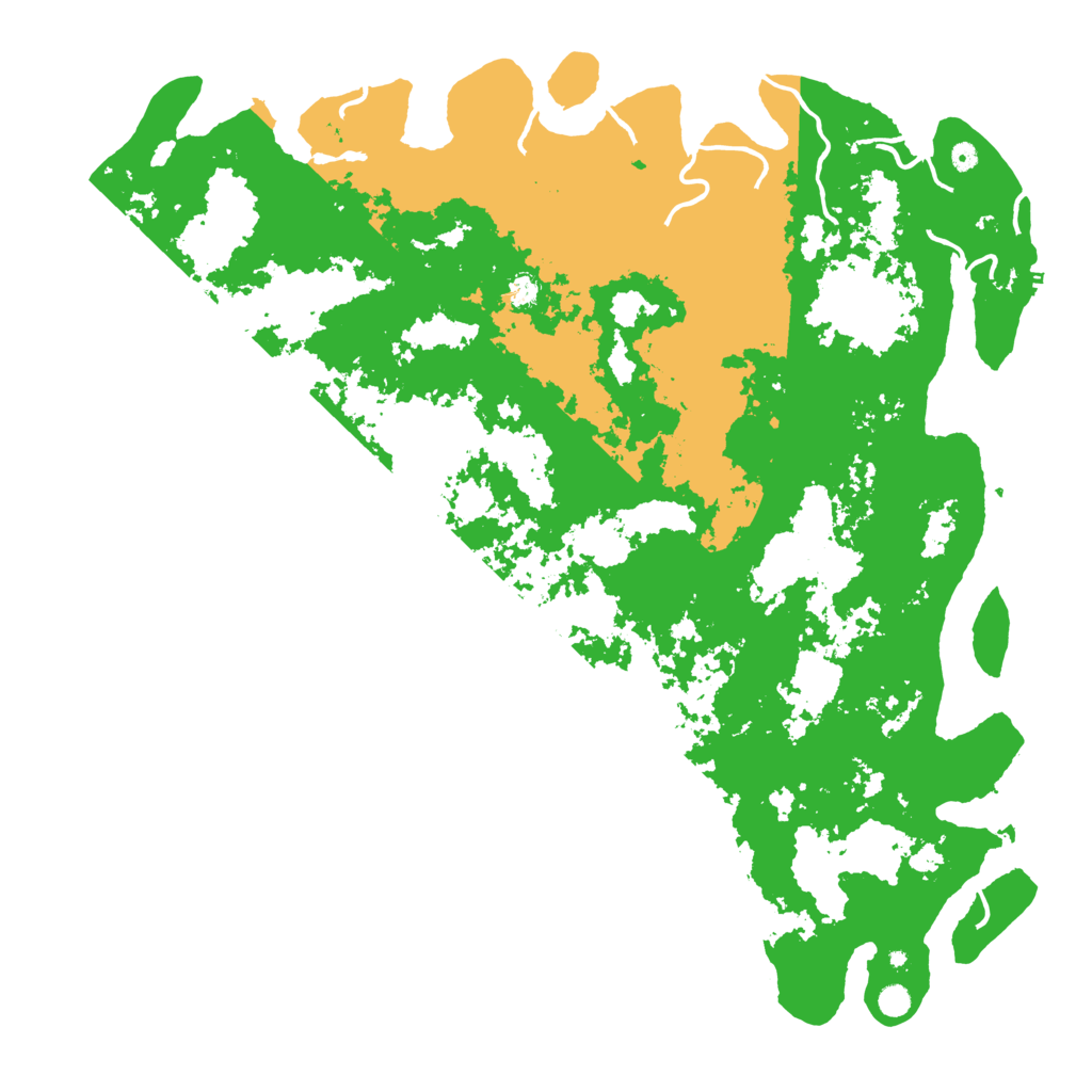 Biome Rust Map: Procedural Map, Size: 6000, Seed: 190866025
