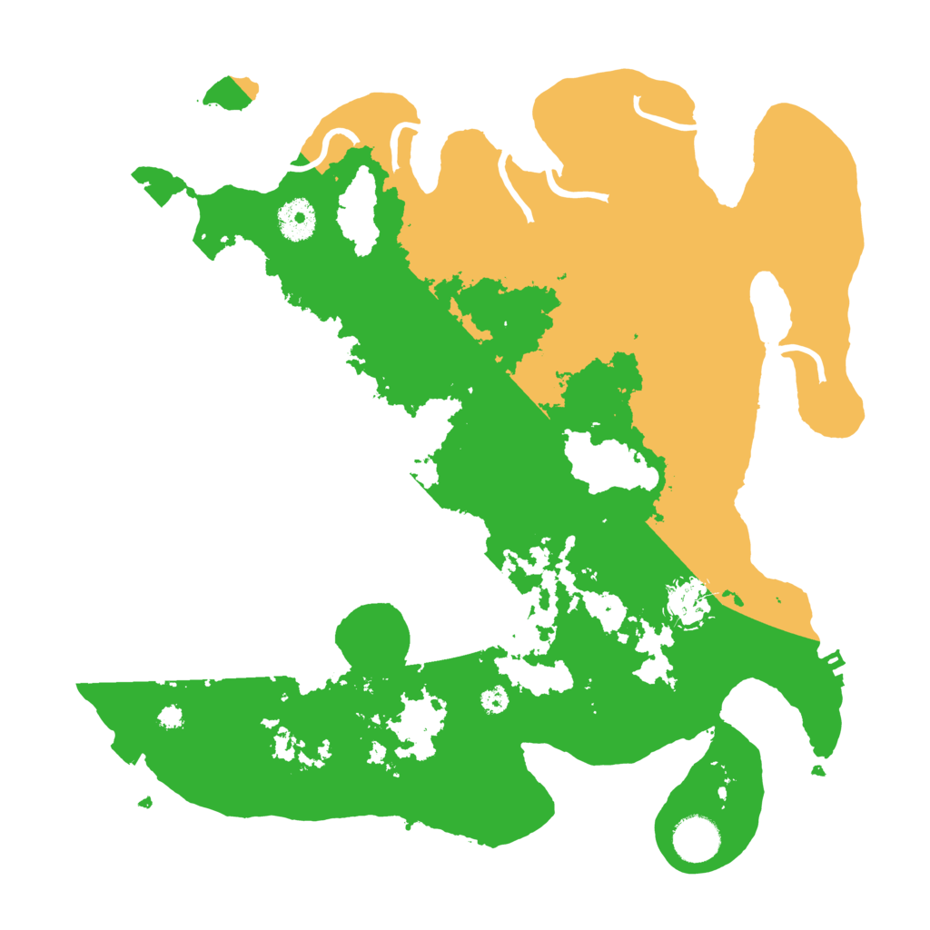 Biome Rust Map: Procedural Map, Size: 3500, Seed: 292920019