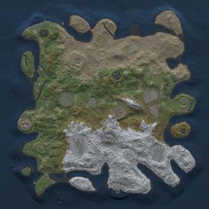 Thumbnail Rust Map: Procedural Map, Size: 3750, Seed: 1626992589, 18 Monuments