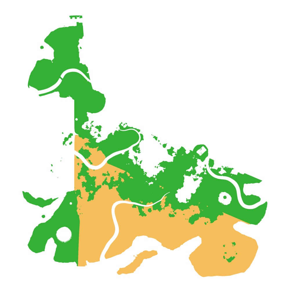 Biome Rust Map: Procedural Map, Size: 3500, Seed: 2130203623