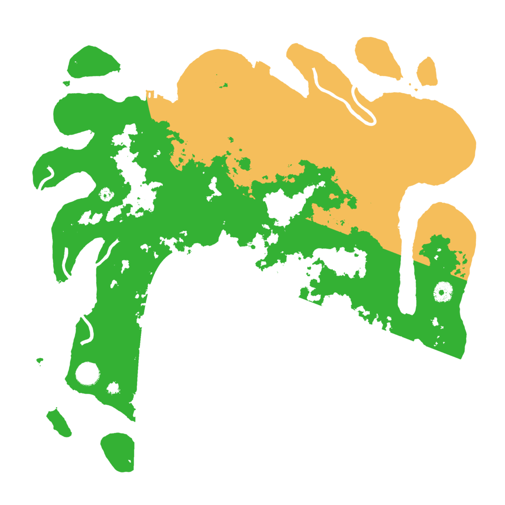 Biome Rust Map: Procedural Map, Size: 3800, Seed: 92617