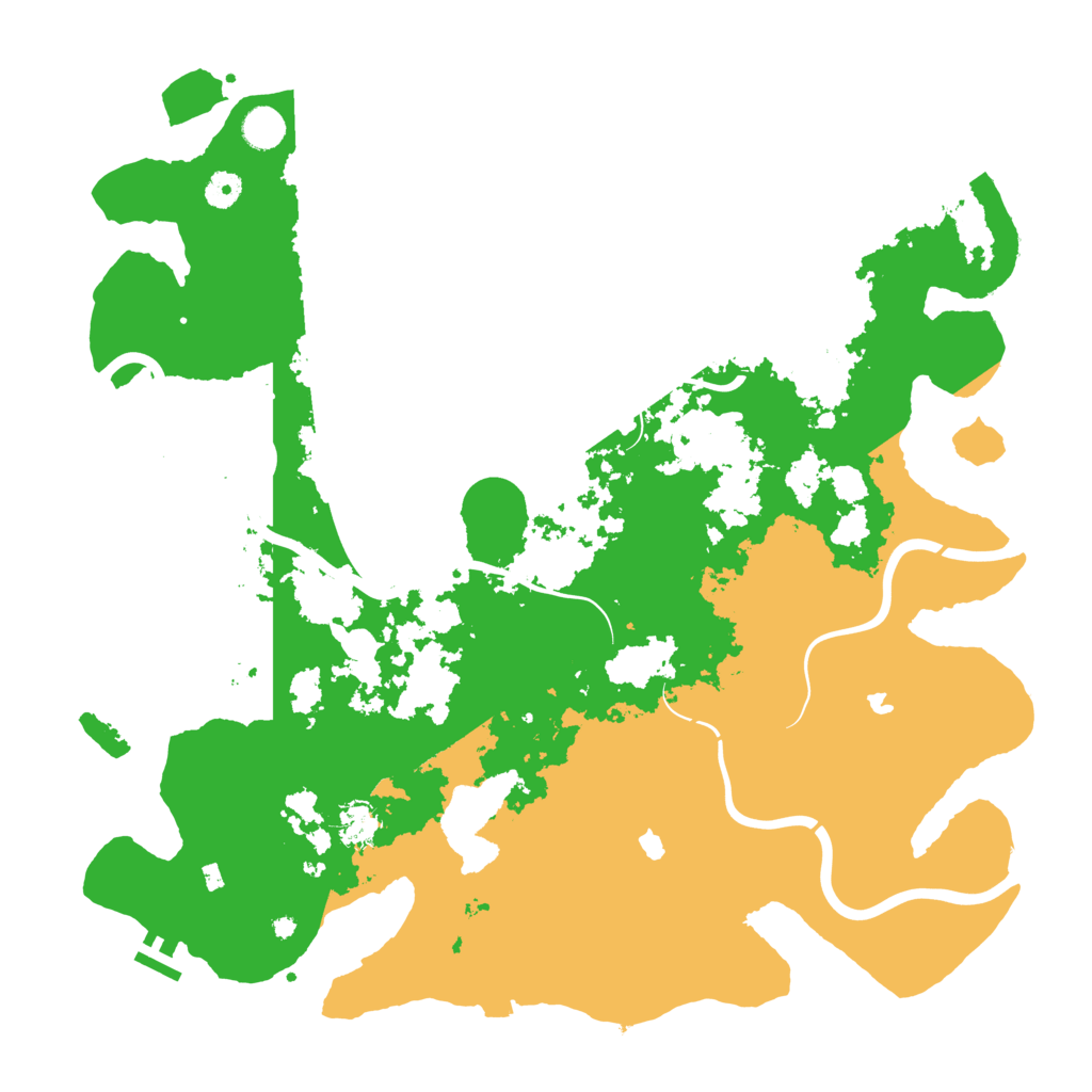 Biome Rust Map: Procedural Map, Size: 4500, Seed: 1946526750