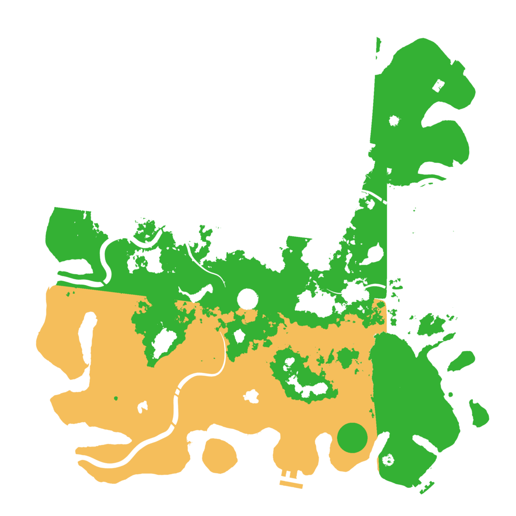 Biome Rust Map: Procedural Map, Size: 4500, Seed: 1455934365