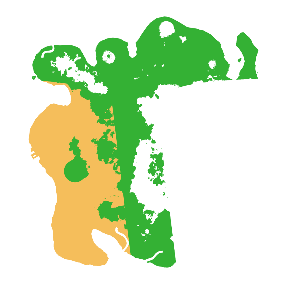 Biome Rust Map: Procedural Map, Size: 3500, Seed: 9076566