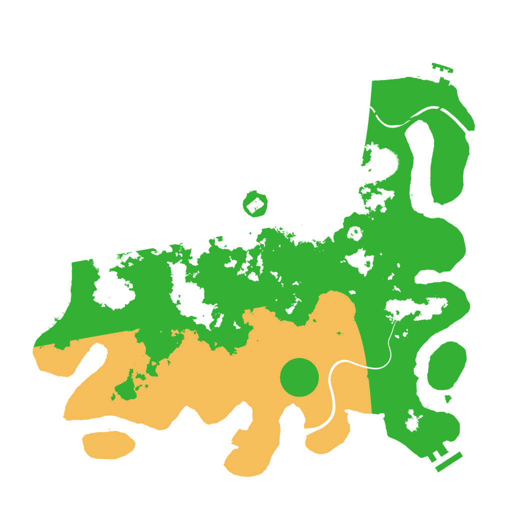 Biome Rust Map: Procedural Map, Size: 3500, Seed: 891563
