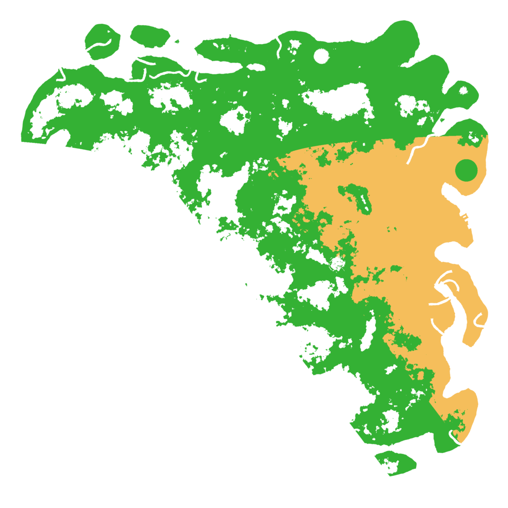 Biome Rust Map: Procedural Map, Size: 6000, Seed: 252409735