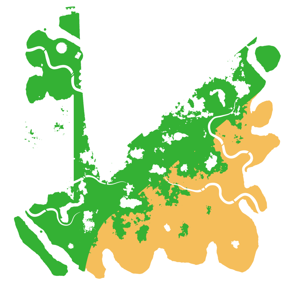 Biome Rust Map: Procedural Map, Size: 4800, Seed: 606432493