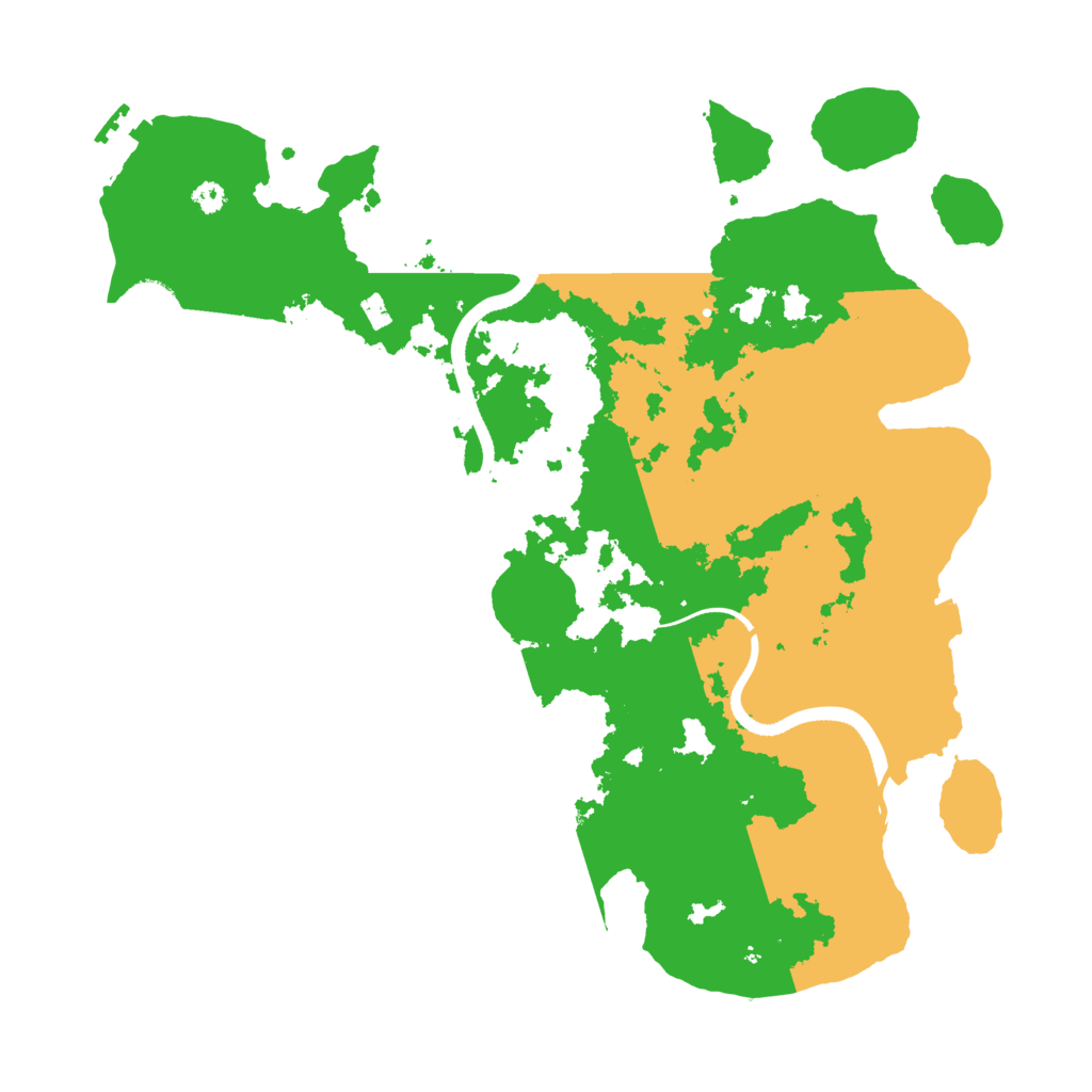Biome Rust Map: Procedural Map, Size: 3500, Seed: 365068830