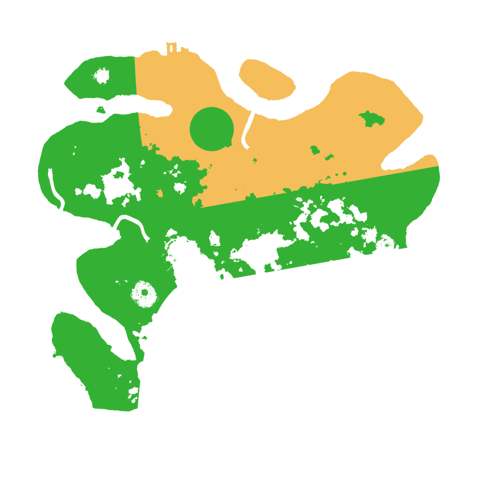 Biome Rust Map: Procedural Map, Size: 3000, Seed: 1054142219