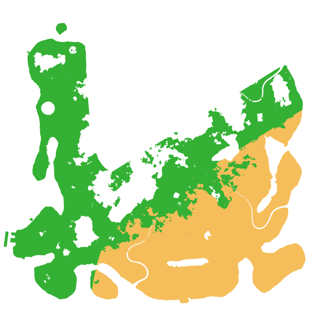 Biome Rust Map: Procedural Map, Size: 4250, Seed: 111537321