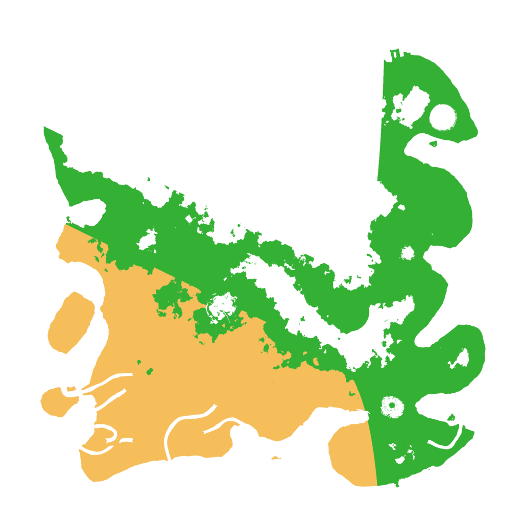 Biome Rust Map: Procedural Map, Size: 3500, Seed: 638554730