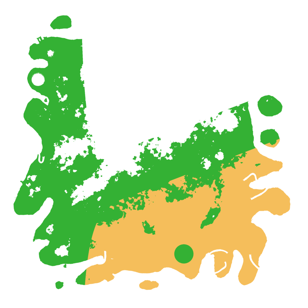 Biome Rust Map: Procedural Map, Size: 4250, Seed: 993047207